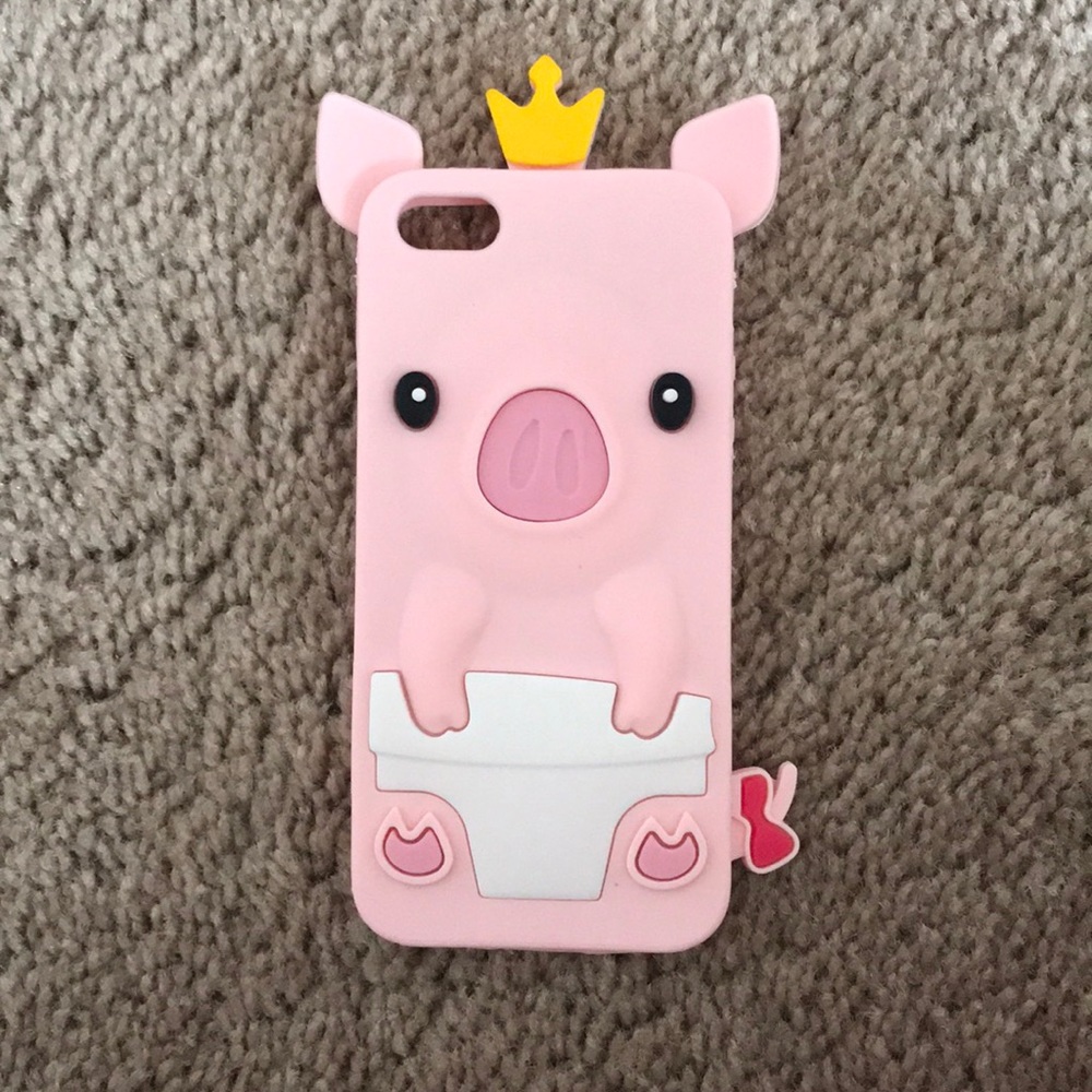 SUPER CUTE PIG IPHONE 5 CASE